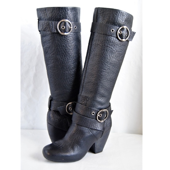 Lucky Brand Shoes - Lucky Brand Candice Tall Leather Boot -Black